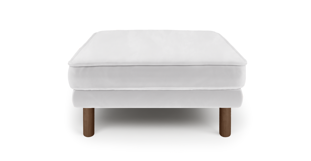 Klem Puf Silindir Ahşap Ayak - Kadife