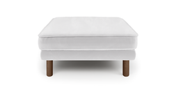 Klem Puf Silindir Ahşap Ayak - Kadife