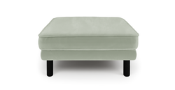 Klem Puf Silindir Ahşap Ayak - Kadife