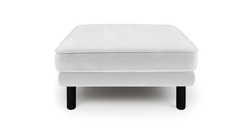 Klem Puf Silindir Ahşap Ayak - Kadife