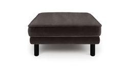 Klem Puf Silindir Ahşap Ayak - Kadife