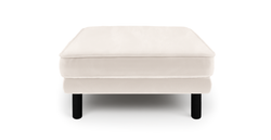 Klem Puf Silindir Ahşap Ayak - Kadife