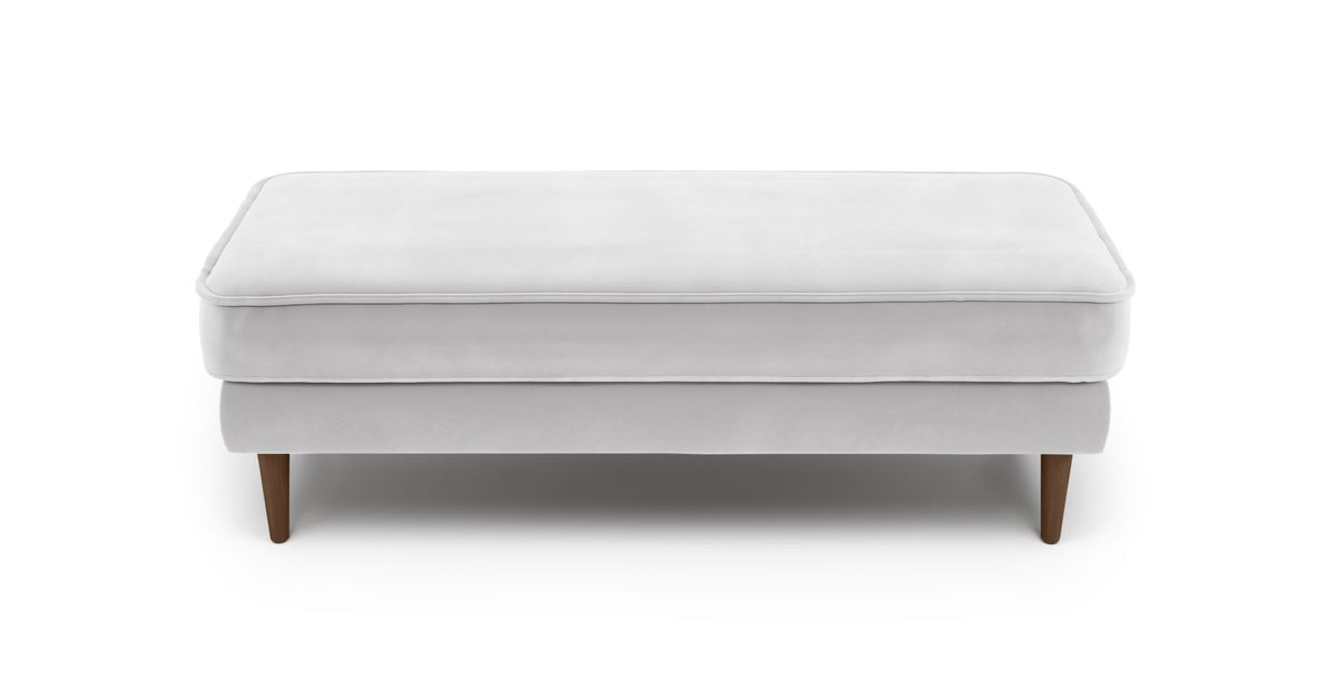 Klem Bench Ahşap Ayak - Kadife