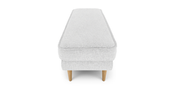 Klem Bench Ahşap Ayak - Keten