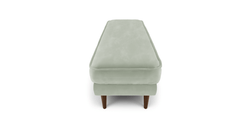 Klem Bench Ahşap Ayak - Kadife