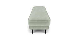 Klem Bench Ahşap Ayak - Kadife