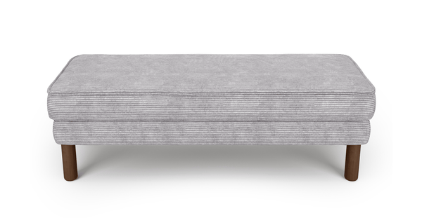 Klem Bench Silindir Ahşap Ayak - Fitilli Kadife