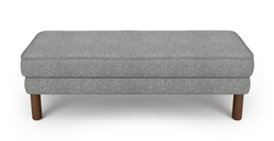 Klem Bench Silindir Ahşap Ayak - Keten