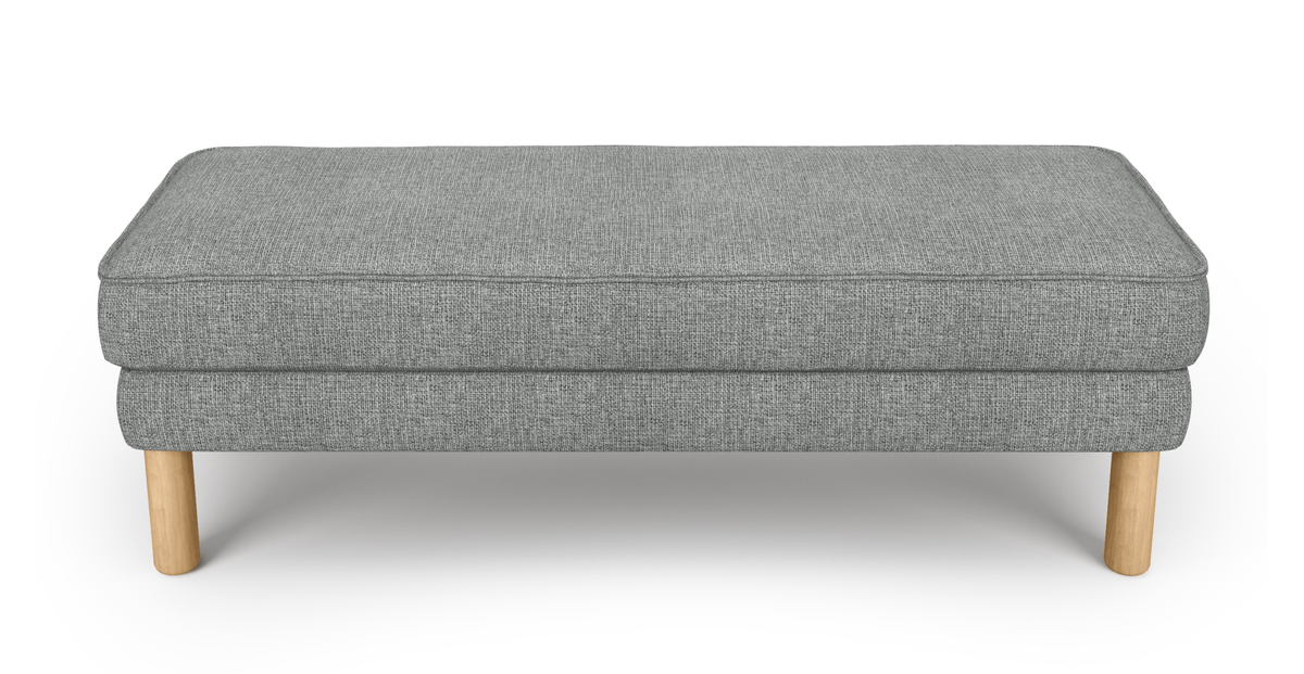 Klem Bench Silindir Ahşap Ayak - Keten