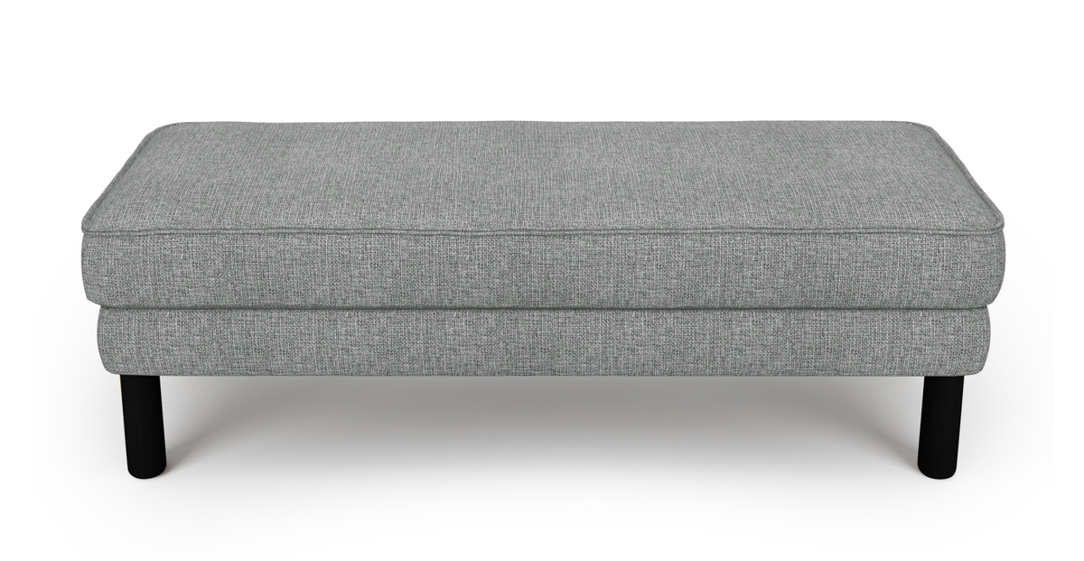 Klem Bench Silindir Ahşap Ayak - Keten