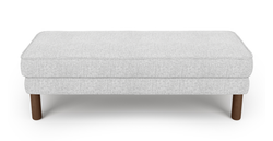 Klem Bench Silindir Ahşap Ayak - Keten