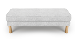 Klem Bench Silindir Ahşap Ayak - Keten