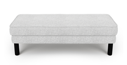 Klem Bench Silindir Ahşap Ayak - Keten