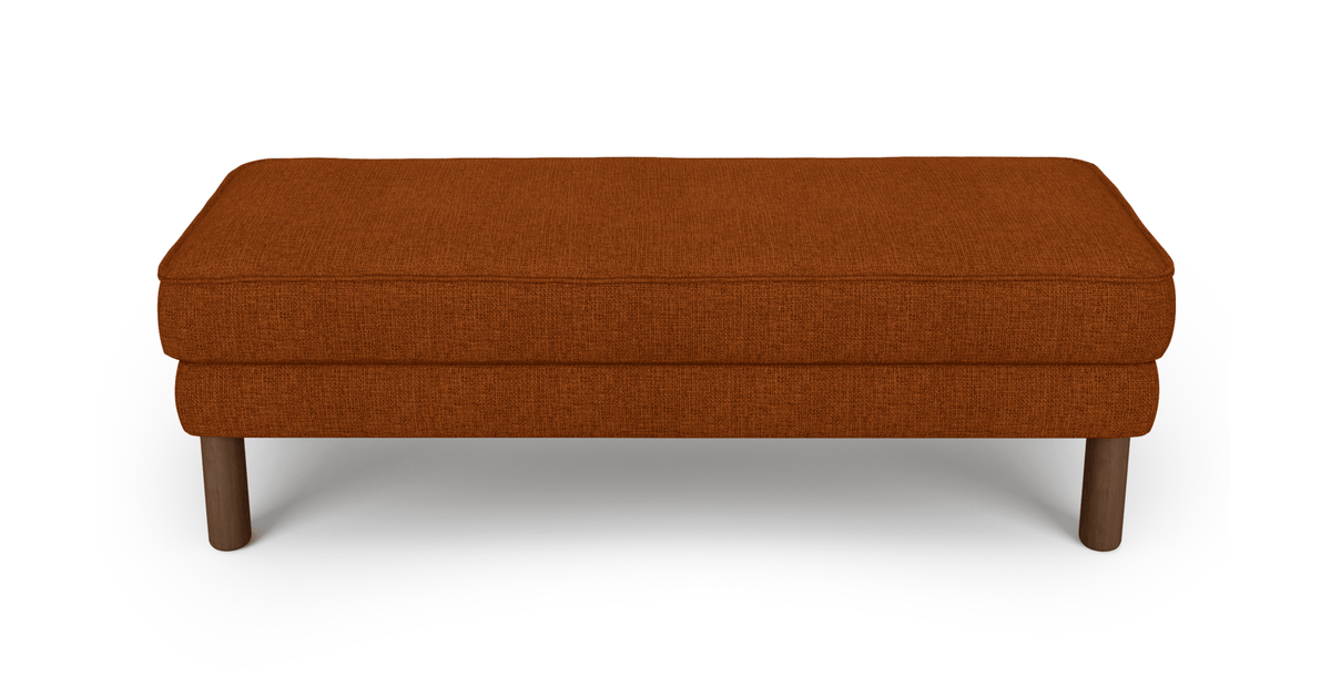 Klem Bench Silindir Ahşap Ayak - Keten