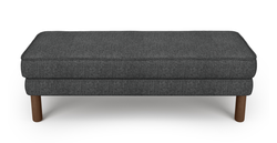 Klem Bench Silindir Ahşap Ayak - Keten