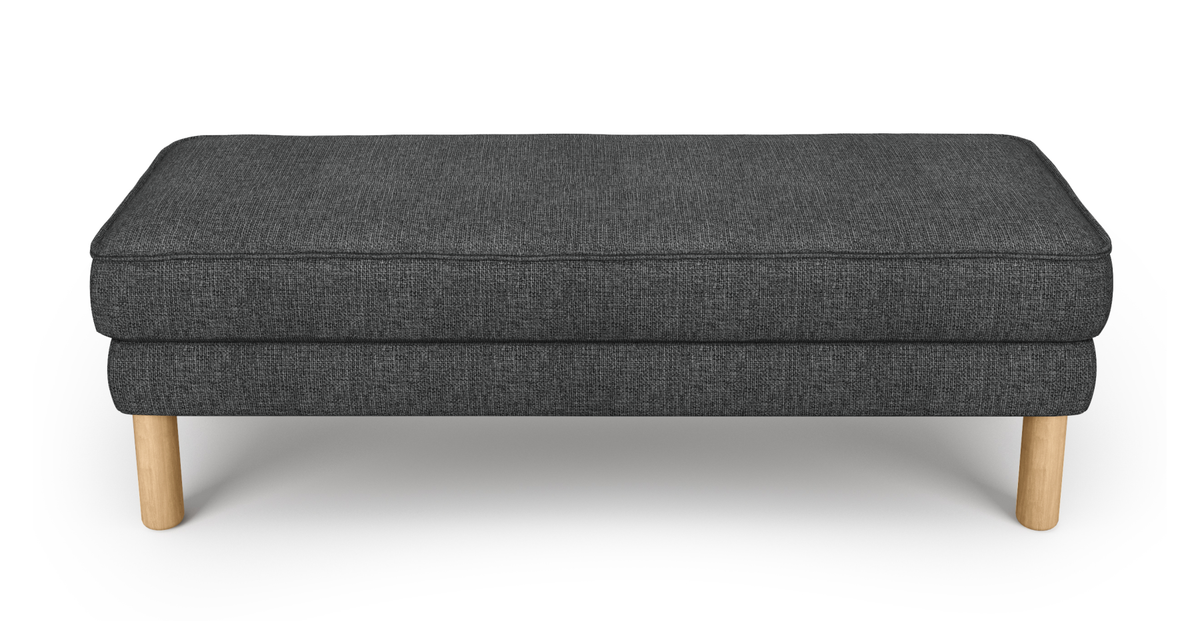 Klem Bench Silindir Ahşap Ayak - Keten