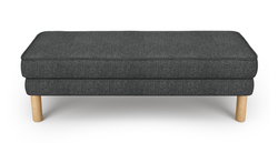 Klem Bench Silindir Ahşap Ayak - Keten