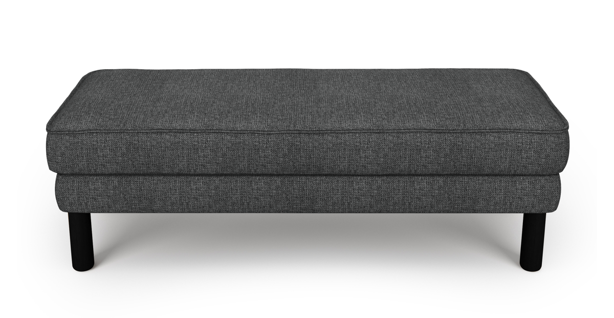 Klem Bench Silindir Ahşap Ayak - Keten