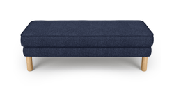 Klem Bench Silindir Ahşap Ayak - Keten