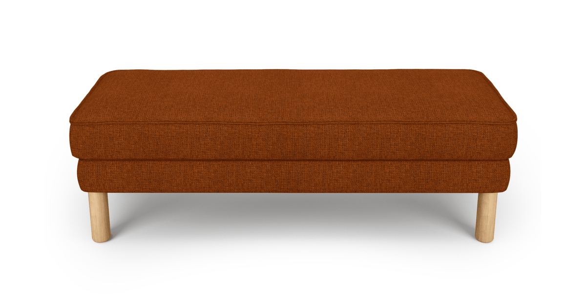 Klem Bench Silindir Ahşap Ayak - Keten