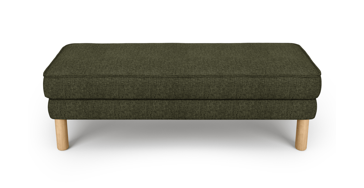 Klem Bench Silindir Ahşap Ayak - Keten