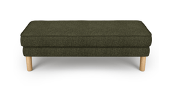 Klem Bench Silindir Ahşap Ayak - Keten