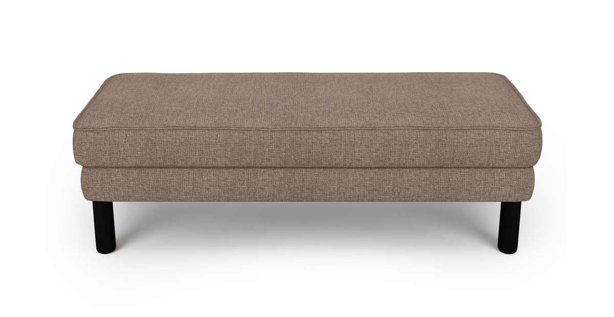 Klem Bench Silindir Ahşap Ayak - Keten