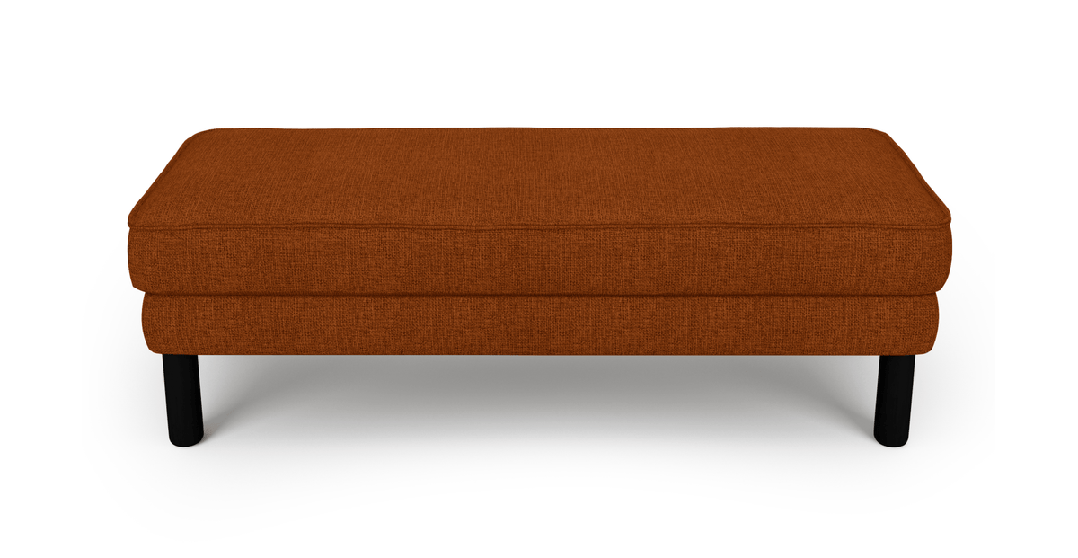 Klem Bench Silindir Ahşap Ayak - Keten