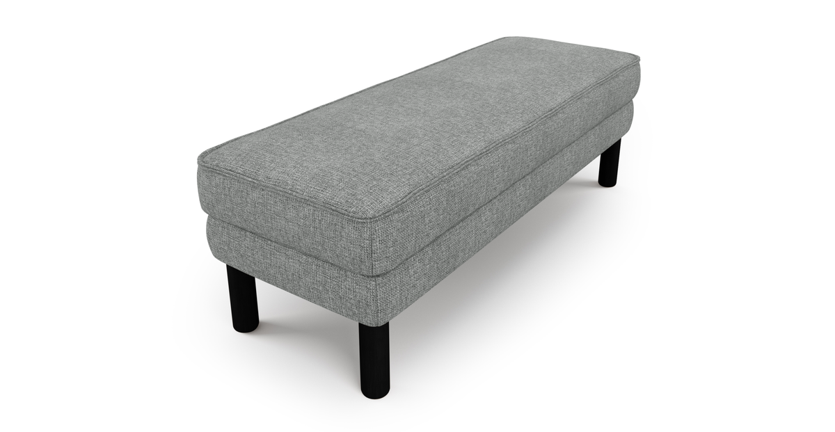 Klem Bench Silindir Ahşap Ayak - Keten