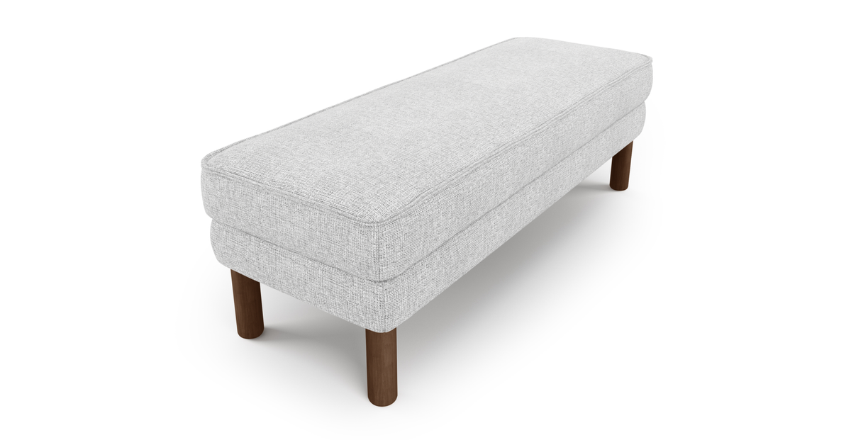 Klem Bench Silindir Ahşap Ayak - Keten