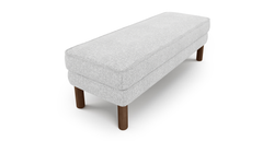 Klem Bench Silindir Ahşap Ayak - Keten