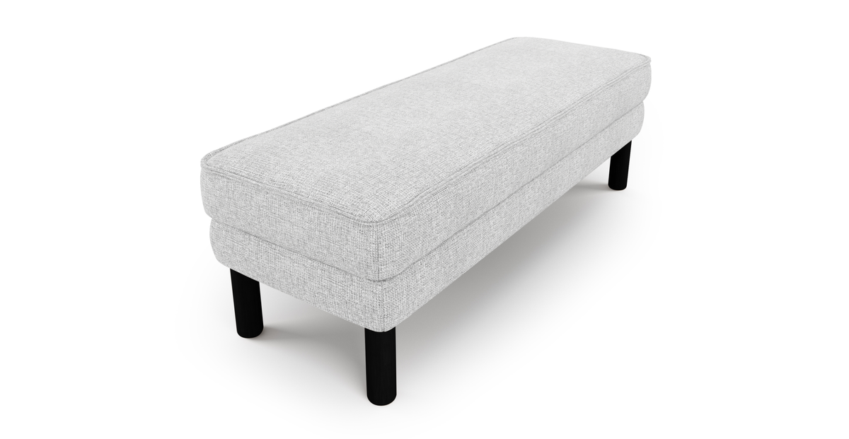 Klem Bench Silindir Ahşap Ayak - Keten