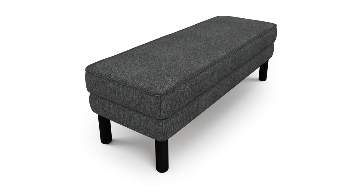 Klem Bench Silindir Ahşap Ayak - Keten