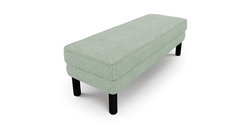 Klem Bench Silindir Ahşap Ayak - Keten