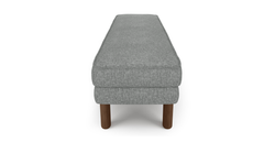 Klem Bench Silindir Ahşap Ayak - Keten