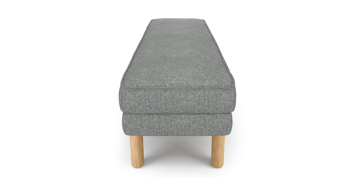 Klem Bench Silindir Ahşap Ayak - Keten