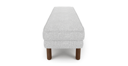 Klem Bench Silindir Ahşap Ayak - Keten