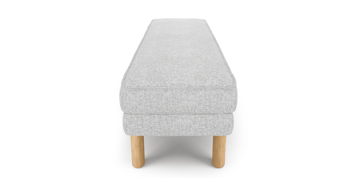 Klem Bench Silindir Ahşap Ayak - Keten