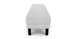 Klem Bench Silindir Ahşap Ayak - Keten