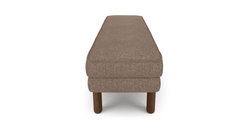 Klem Bench Silindir Ahşap Ayak - Keten