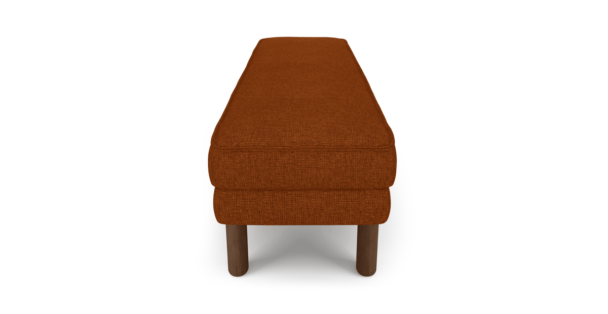 Klem Bench Silindir Ahşap Ayak - Keten