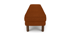 Klem Bench Silindir Ahşap Ayak - Keten