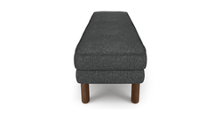 Klem Bench Silindir Ahşap Ayak - Keten