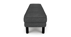 Klem Bench Silindir Ahşap Ayak - Keten