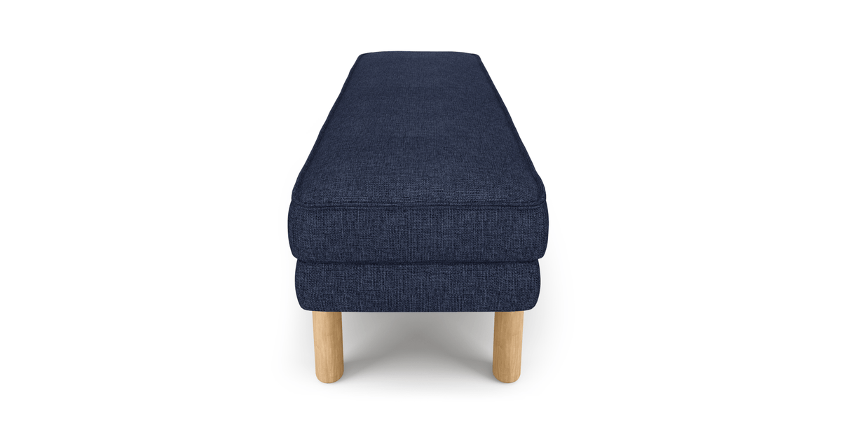 Klem Bench Silindir Ahşap Ayak - Keten