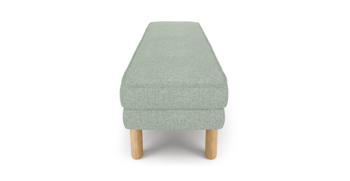 Klem Bench Silindir Ahşap Ayak - Keten