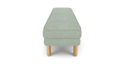 Klem Bench Silindir Ahşap Ayak - Keten