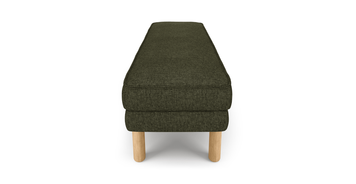 Klem Bench Silindir Ahşap Ayak - Keten