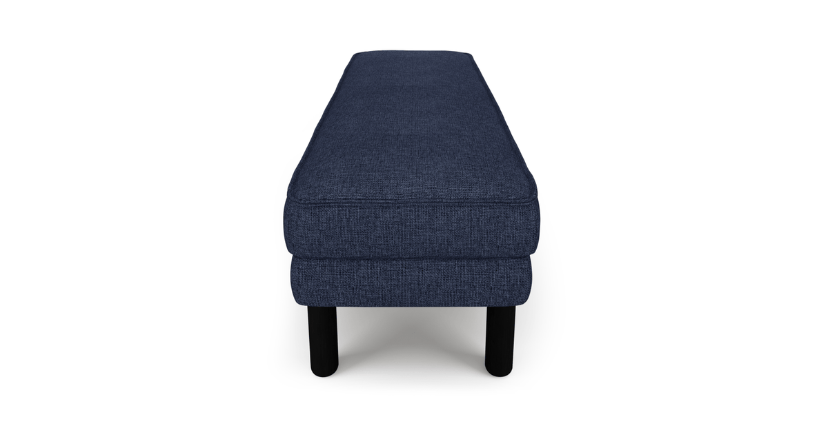 Klem Bench Silindir Ahşap Ayak - Keten