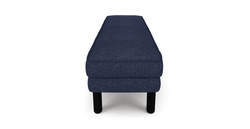 Klem Bench Silindir Ahşap Ayak - Keten